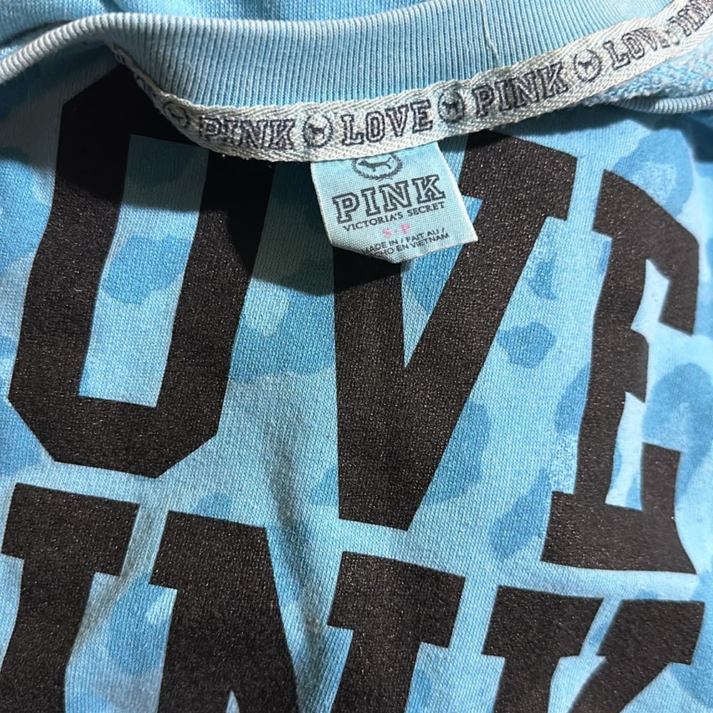 Y2K VS Pink Sweatshirt sz S - Picture 4 of 4